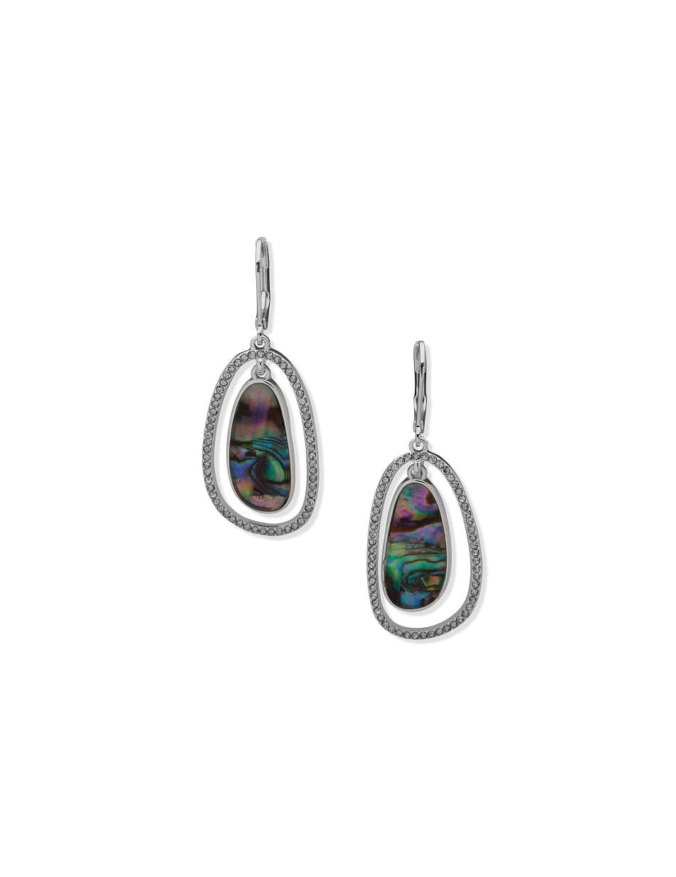 Boucles d'oreilles percées Anne Klein Orbital Abalone   | DVP-6671326